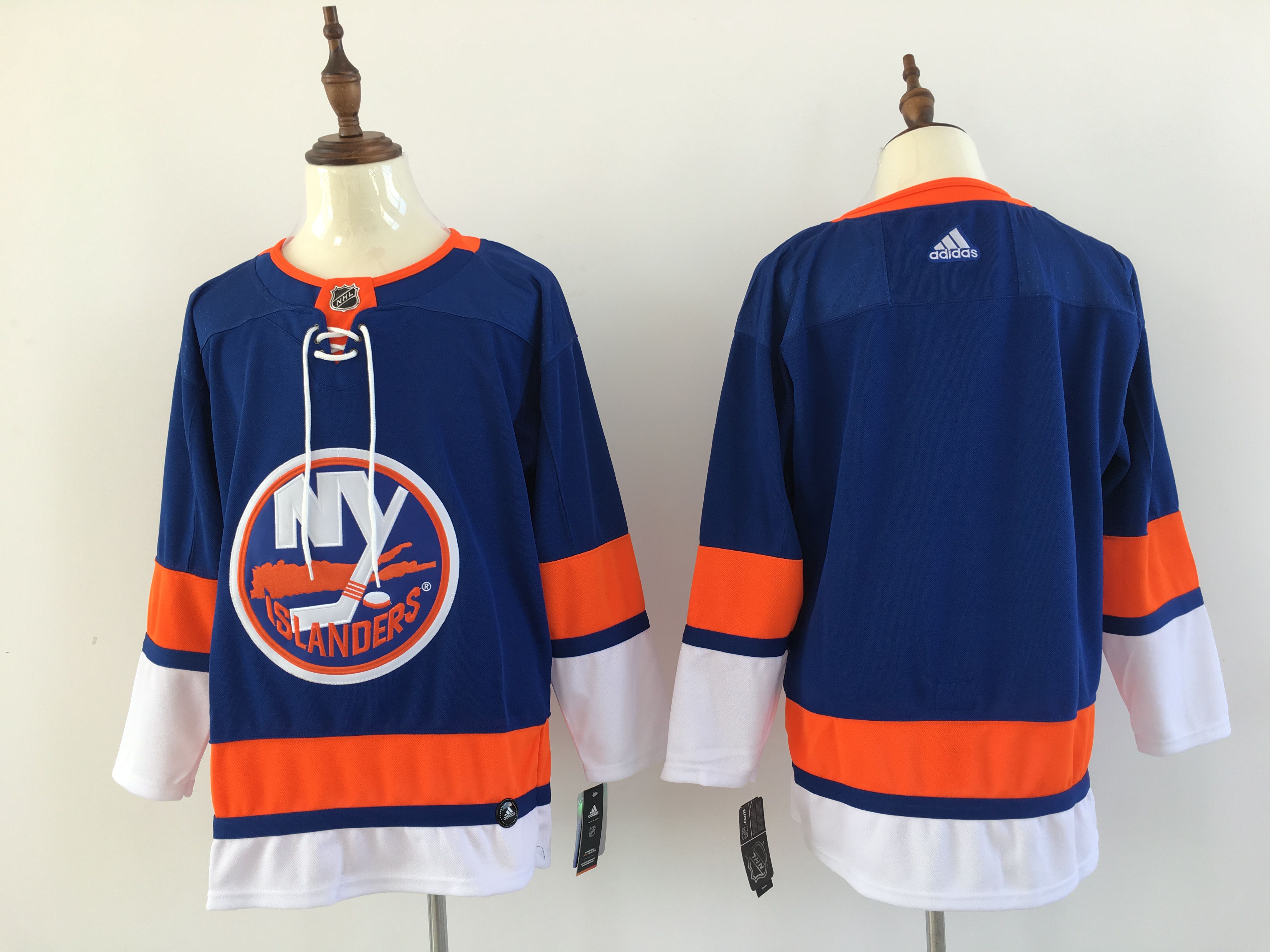 Men New York Islanders Blank blue Adidas Hockey Stitched NHL Jerseys->philadelphia flyers->NHL Jersey